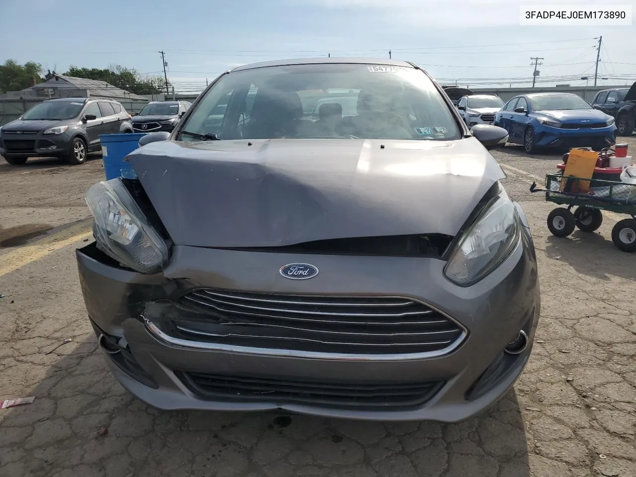 2014 Ford Fiesta Se VIN: 3FADP4EJ0EM173890 Lot: 54779564