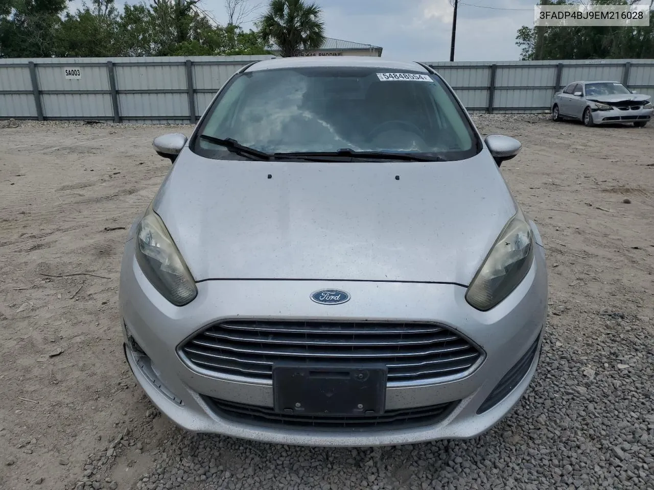 2014 Ford Fiesta Se VIN: 3FADP4BJ9EM216028 Lot: 54848554