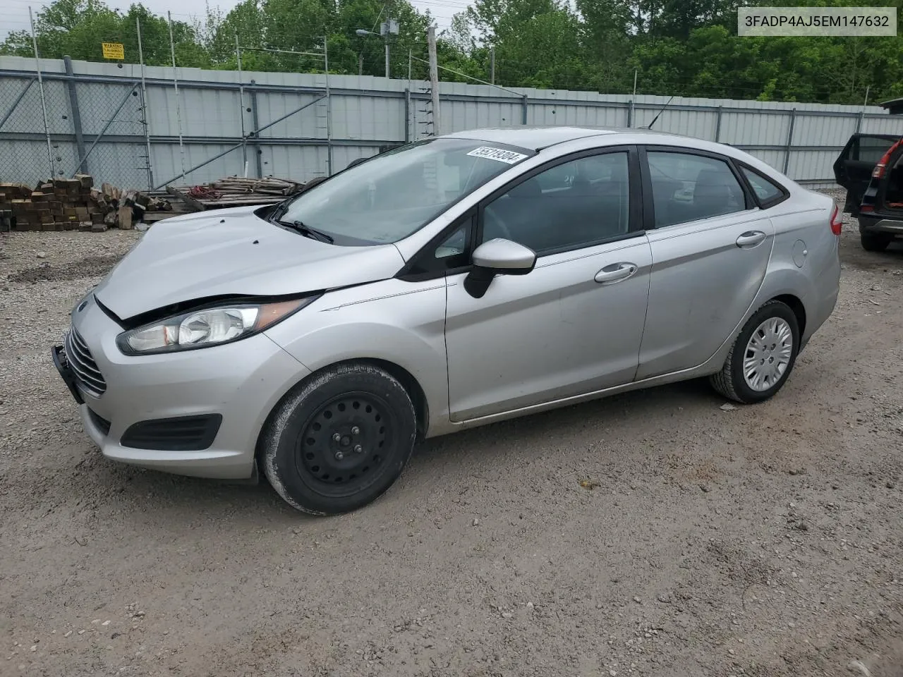 2014 Ford Fiesta S VIN: 3FADP4AJ5EM147632 Lot: 55219304