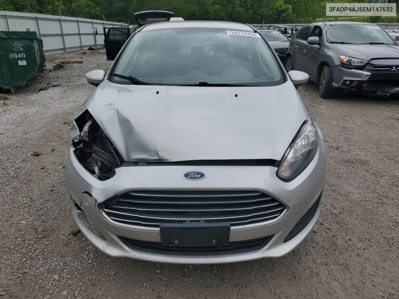 2014 Ford Fiesta S VIN: 3FADP4AJ5EM147632 Lot: 55219304