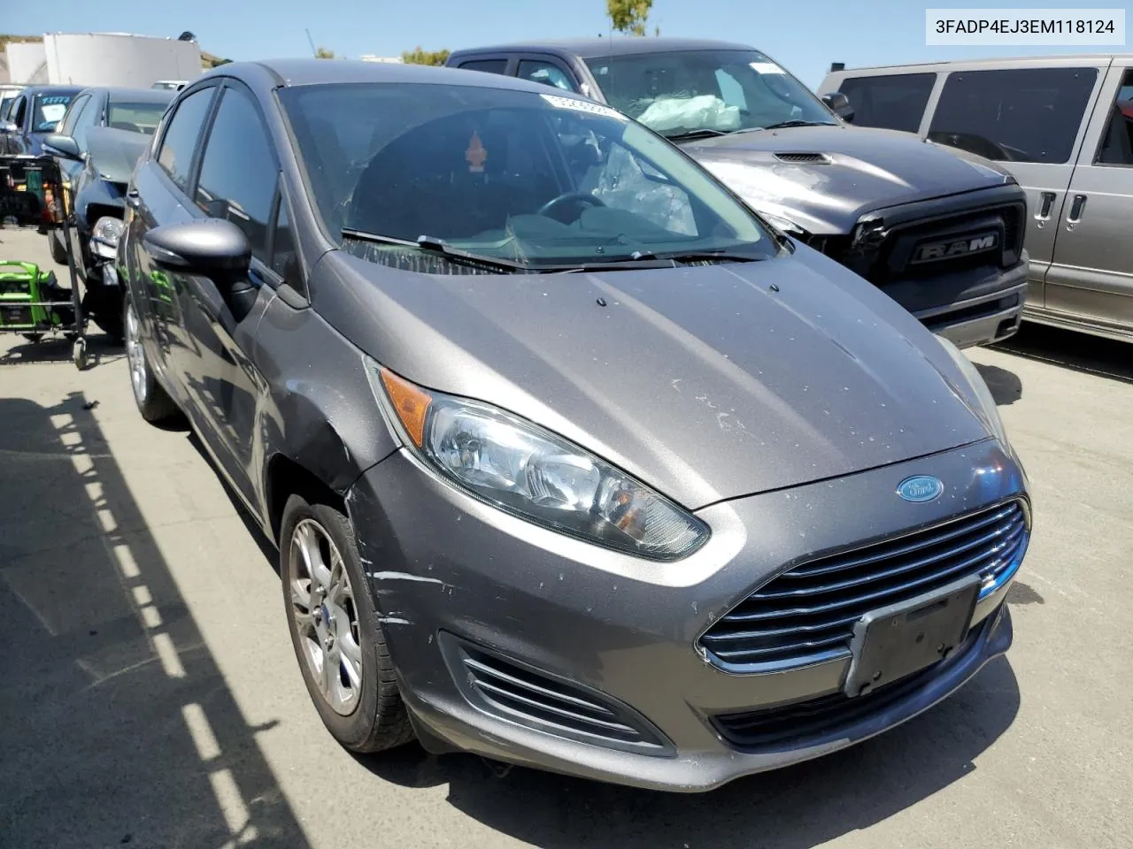 2014 Ford Fiesta Se VIN: 3FADP4EJ3EM118124 Lot: 55290884