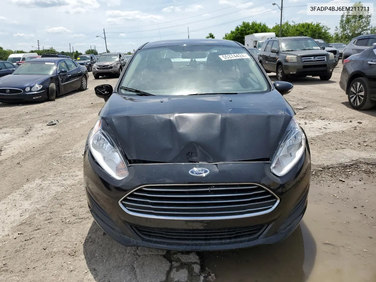 2014 Ford Fiesta Se VIN: 3FADP4BJ6EM211711 Lot: 55374424