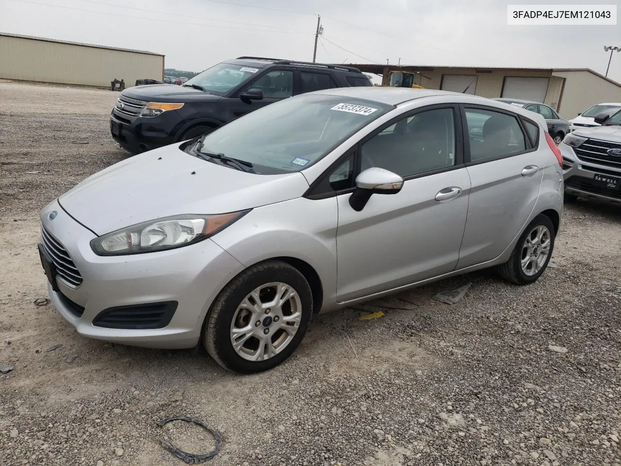 2014 Ford Fiesta Se VIN: 3FADP4EJ7EM121043 Lot: 55737374