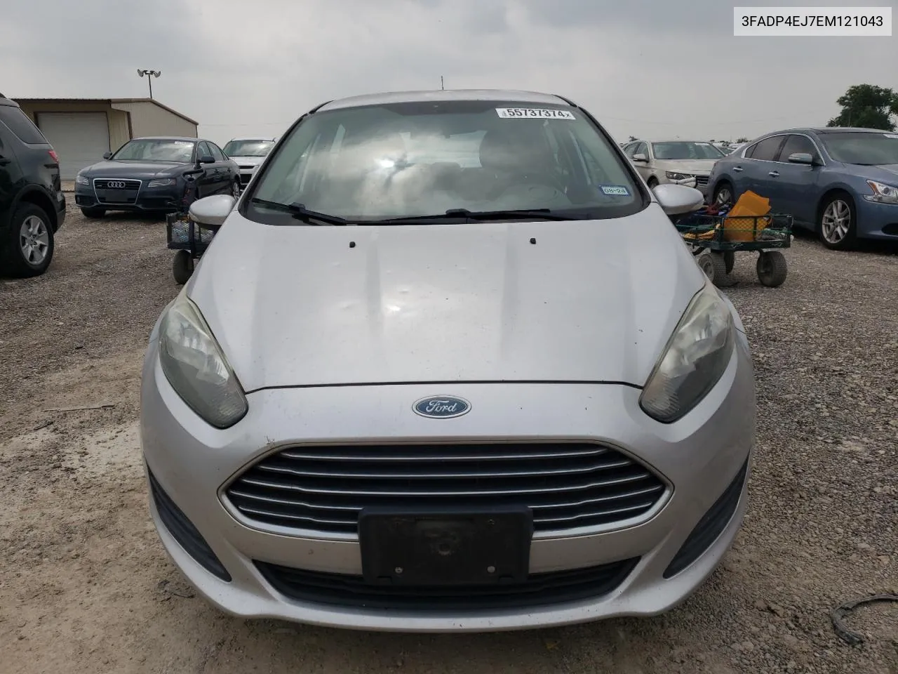 2014 Ford Fiesta Se VIN: 3FADP4EJ7EM121043 Lot: 55737374