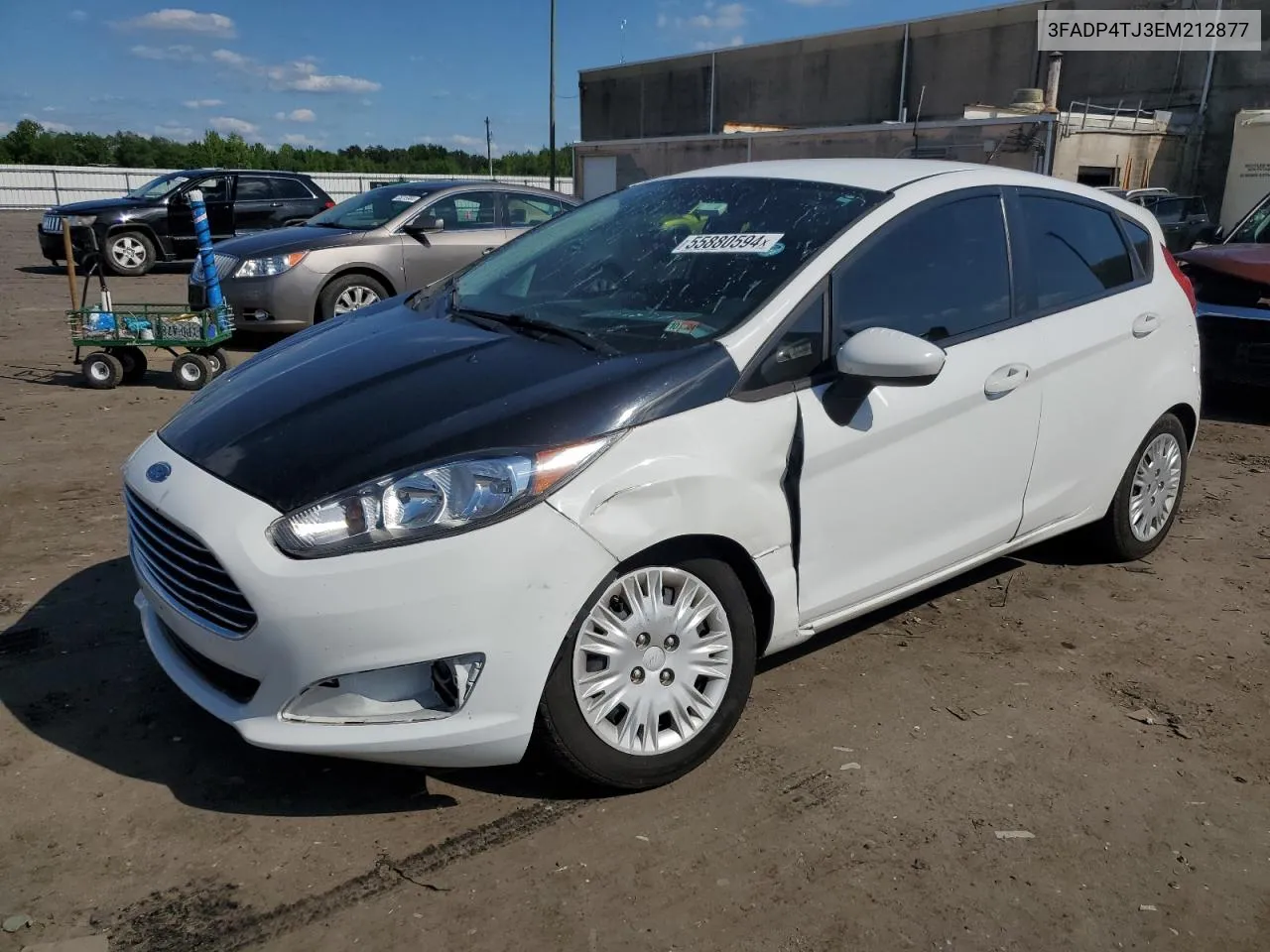 2014 Ford Fiesta S VIN: 3FADP4TJ3EM212877 Lot: 55880594