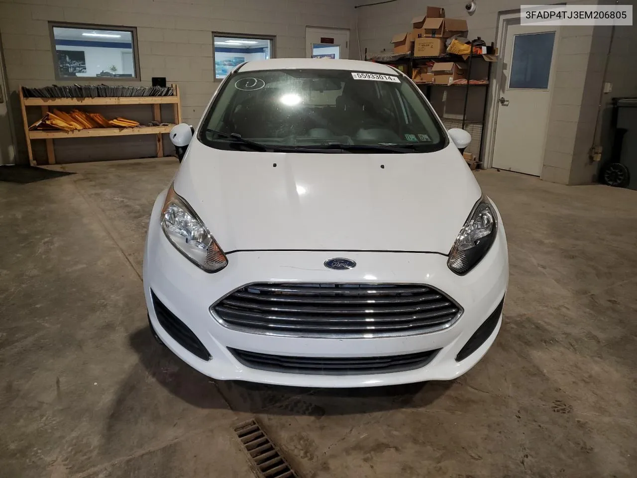 2014 Ford Fiesta S VIN: 3FADP4TJ3EM206805 Lot: 55933014