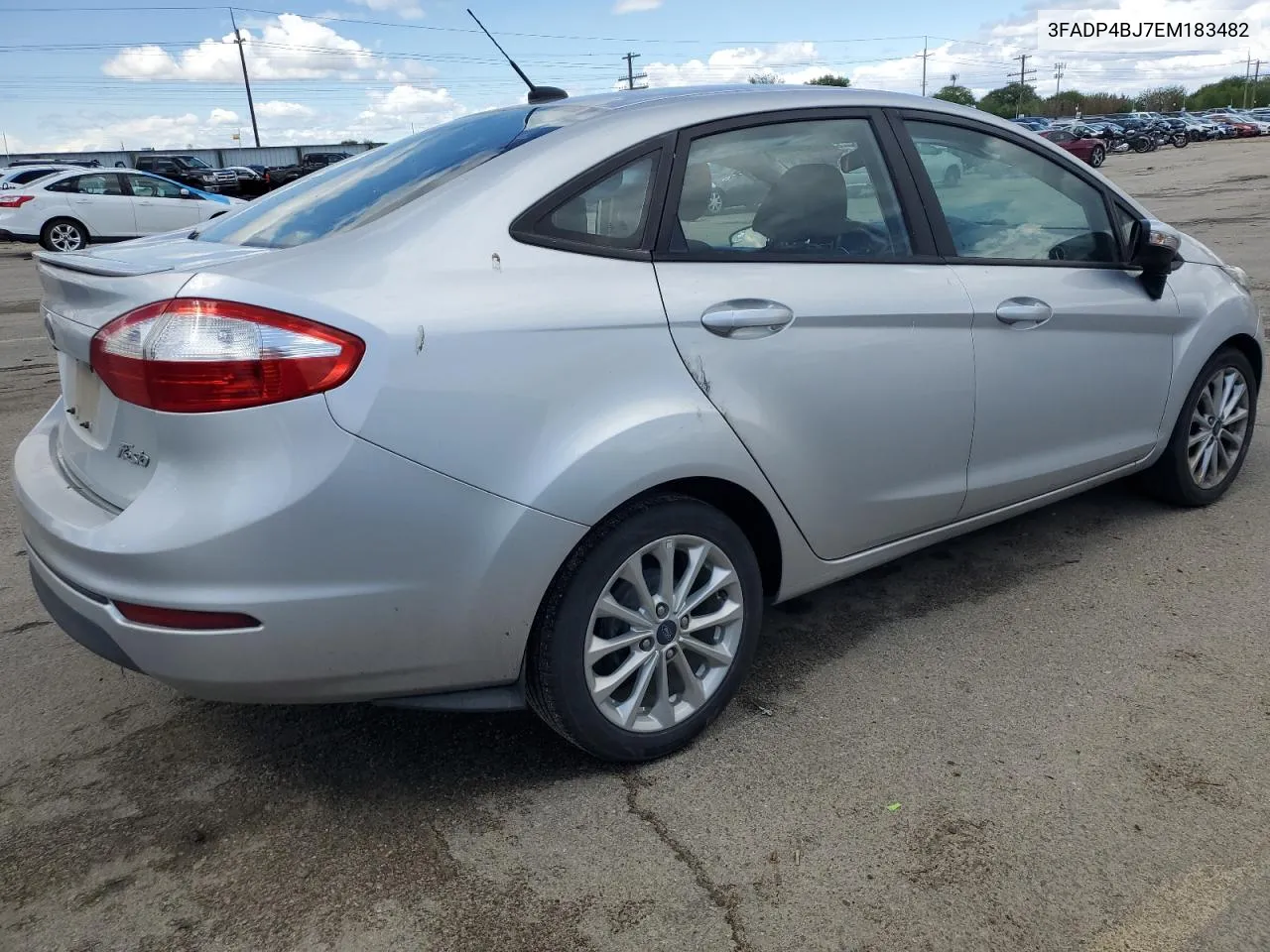 2014 Ford Fiesta Se VIN: 3FADP4BJ7EM183482 Lot: 55970184