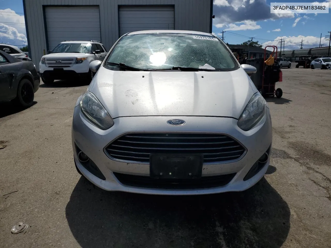 2014 Ford Fiesta Se VIN: 3FADP4BJ7EM183482 Lot: 55970184