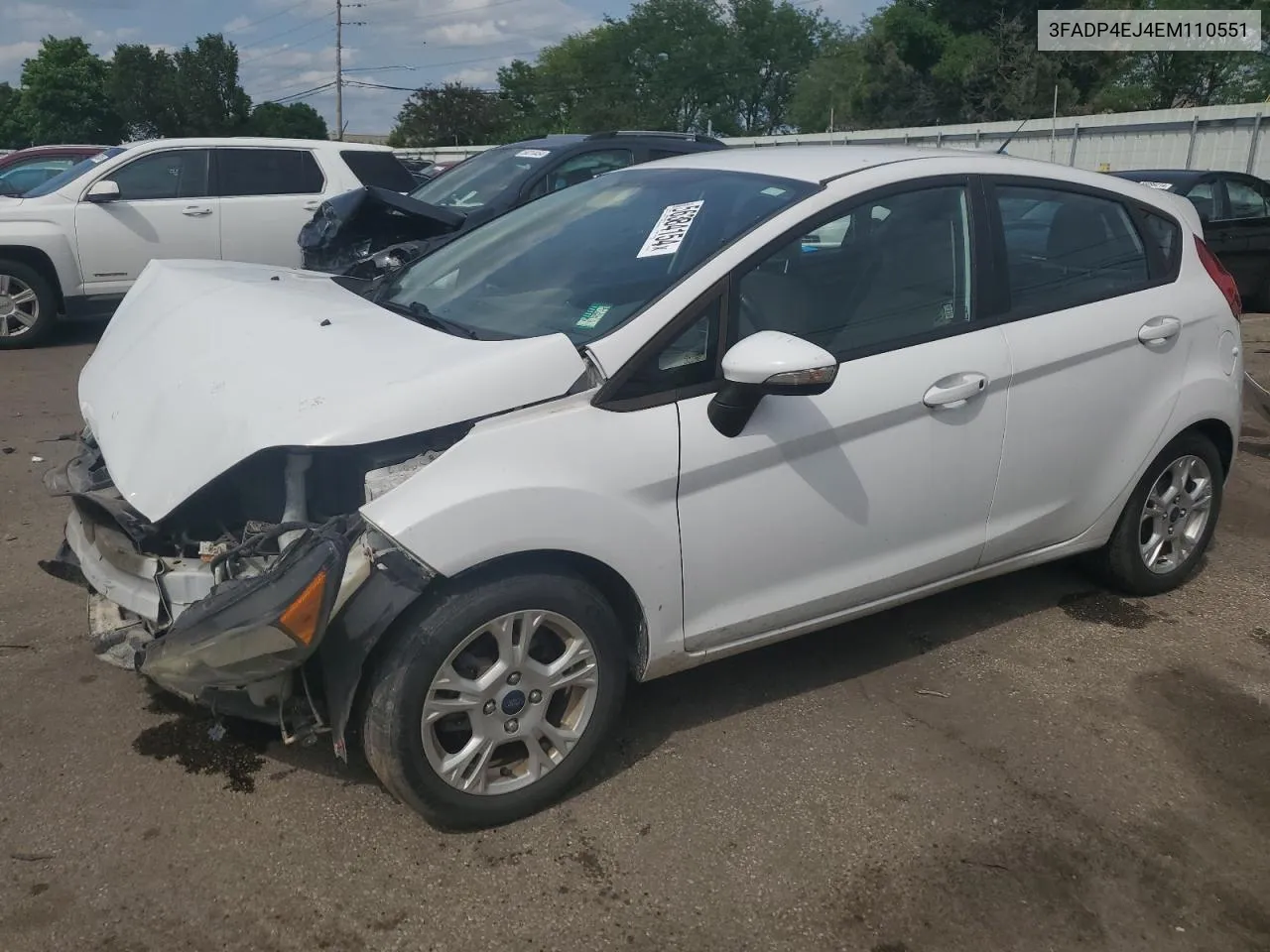 2014 Ford Fiesta Se VIN: 3FADP4EJ4EM110551 Lot: 56384154