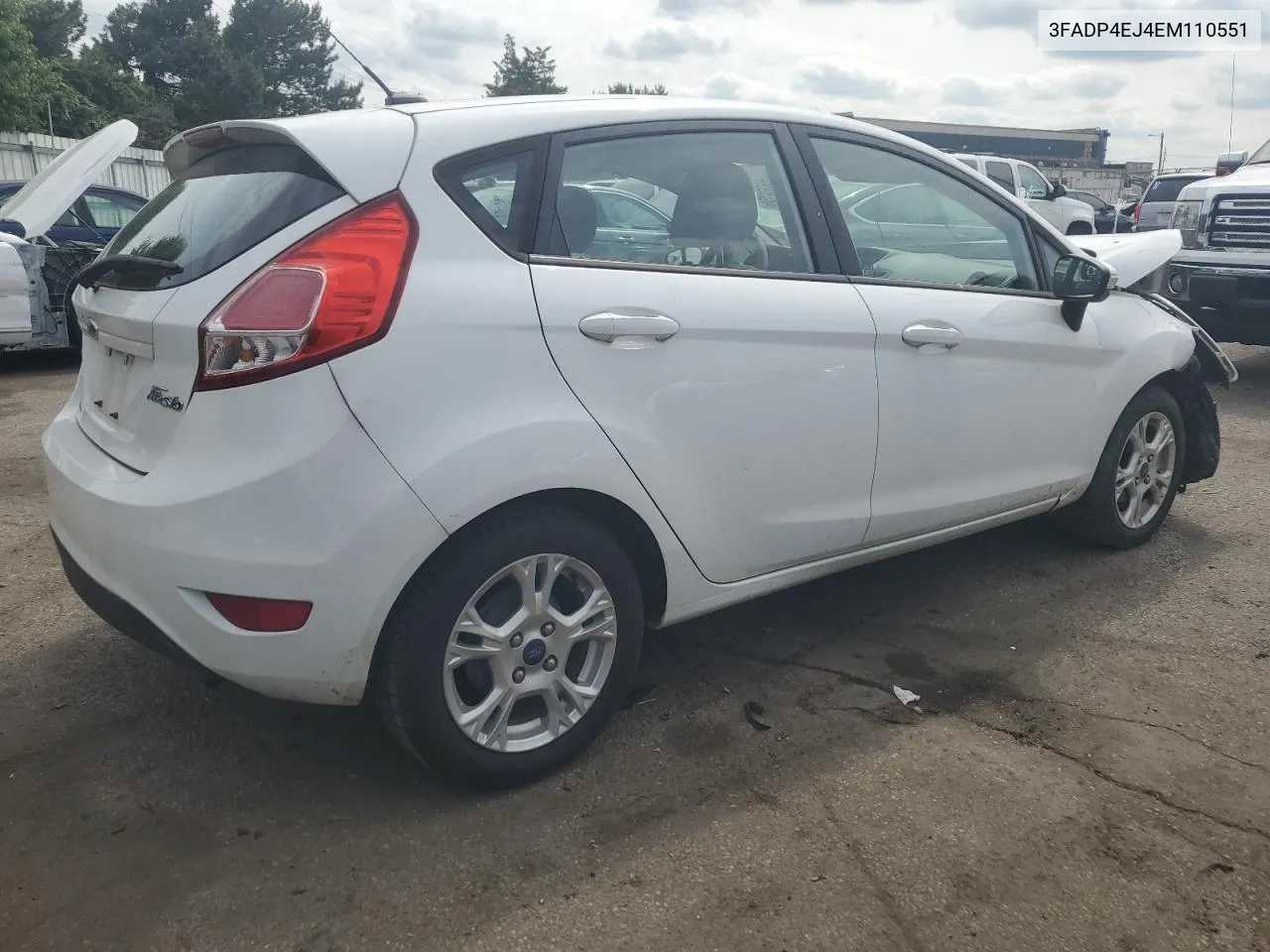 2014 Ford Fiesta Se VIN: 3FADP4EJ4EM110551 Lot: 56384154