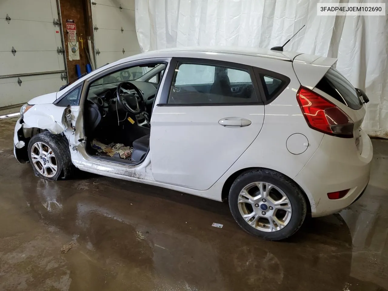 2014 Ford Fiesta Se VIN: 3FADP4EJ0EM102690 Lot: 57011554