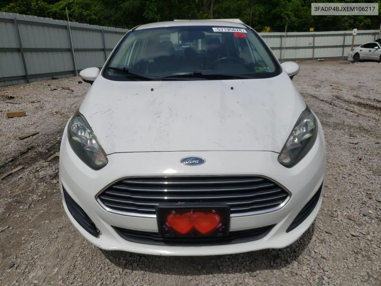 2014 Ford Fiesta Se VIN: 3FADP4BJXEM106217 Lot: 57195624