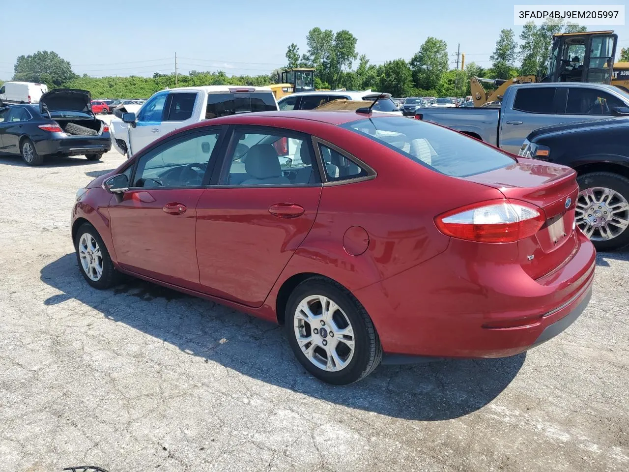 2014 Ford Fiesta Se VIN: 3FADP4BJ9EM205997 Lot: 57459854