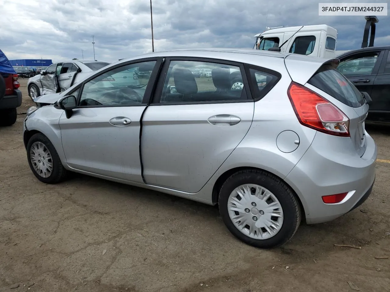 2014 Ford Fiesta S VIN: 3FADP4TJ7EM244327 Lot: 57548834