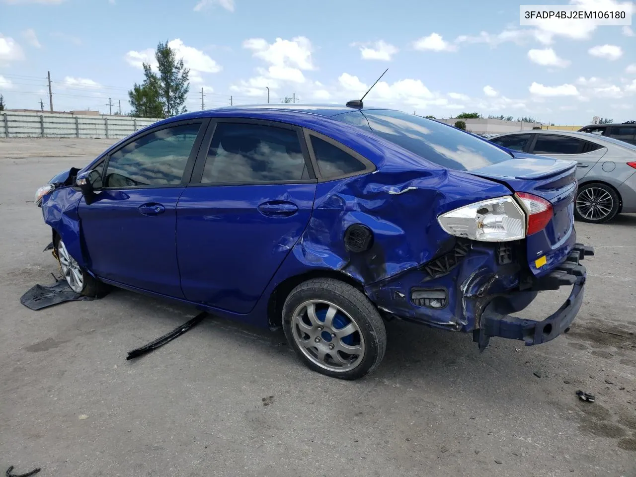 2014 Ford Fiesta Se VIN: 3FADP4BJ2EM106180 Lot: 57597434