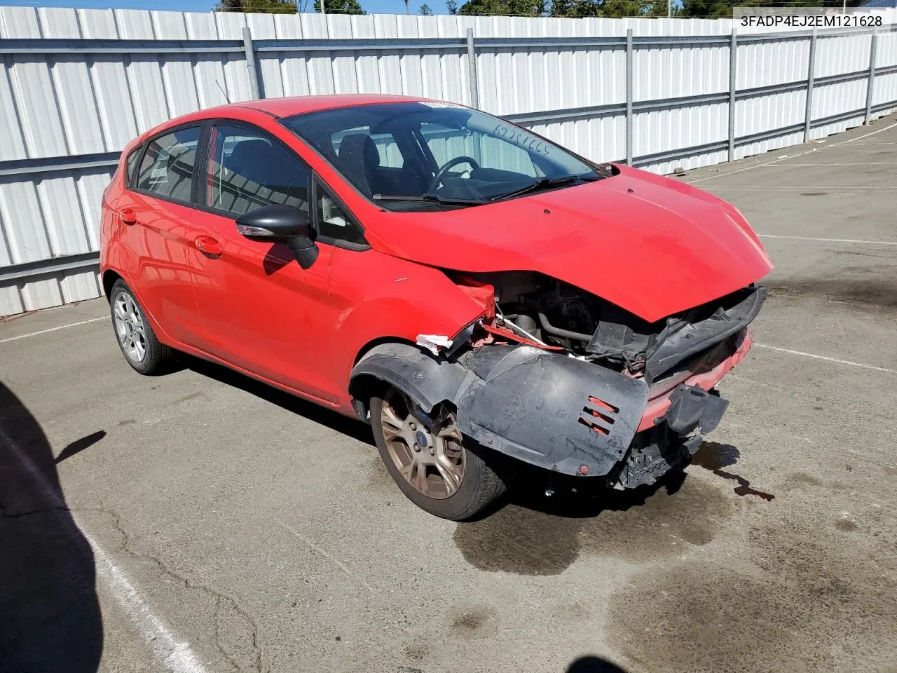 2014 Ford Fiesta Se VIN: 3FADP4EJ2EM121628 Lot: 57715064