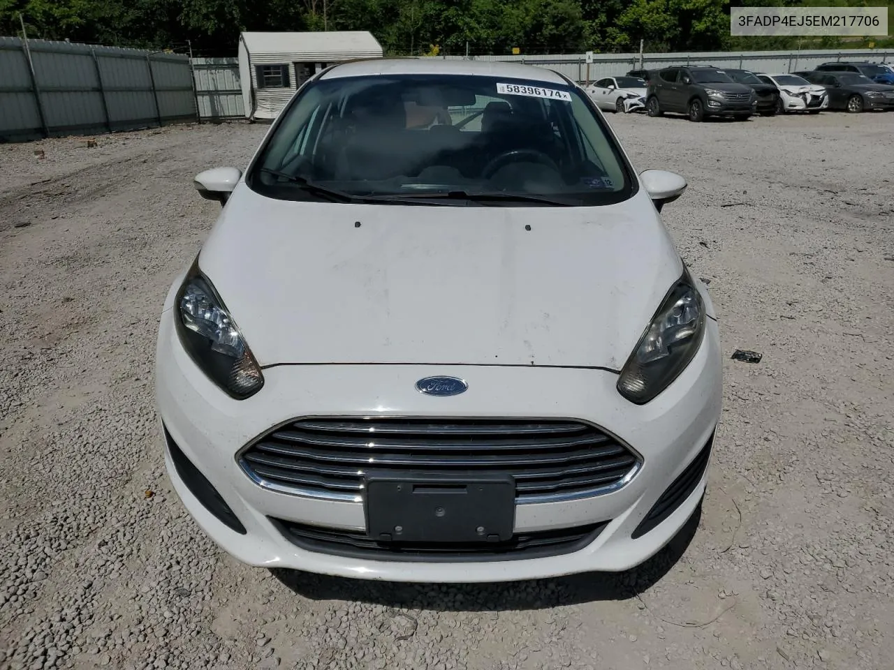 2014 Ford Fiesta Se VIN: 3FADP4EJ5EM217706 Lot: 58396174