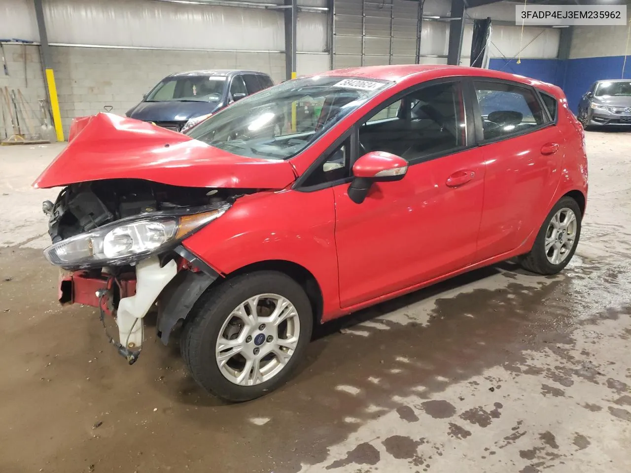 2014 Ford Fiesta Se VIN: 3FADP4EJ3EM235962 Lot: 58420624