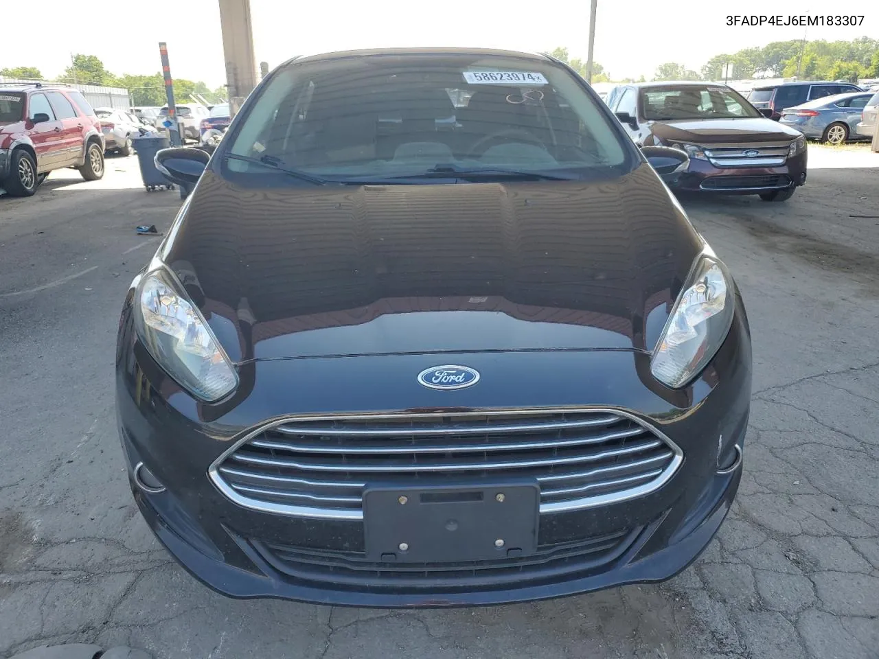 2014 Ford Fiesta Se VIN: 3FADP4EJ6EM183307 Lot: 58623974