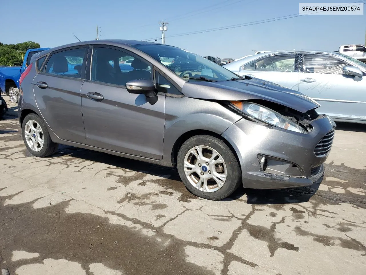 2014 Ford Fiesta Se VIN: 3FADP4EJ6EM200574 Lot: 58649134