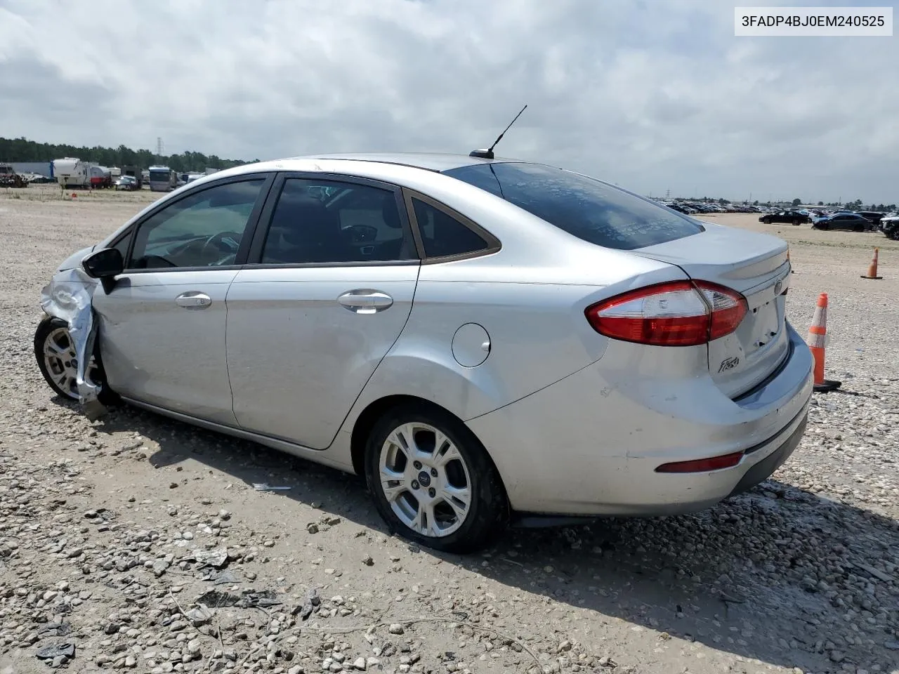 2014 Ford Fiesta Se VIN: 3FADP4BJ0EM240525 Lot: 59153764