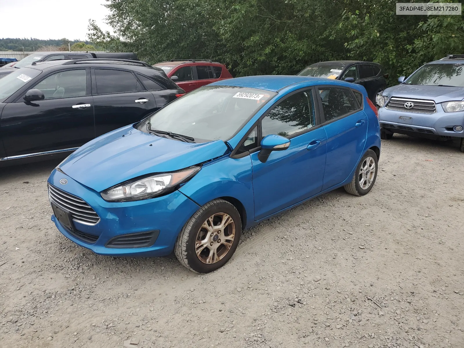 2014 Ford Fiesta Se VIN: 3FADP4EJ8EM217280 Lot: 59292073