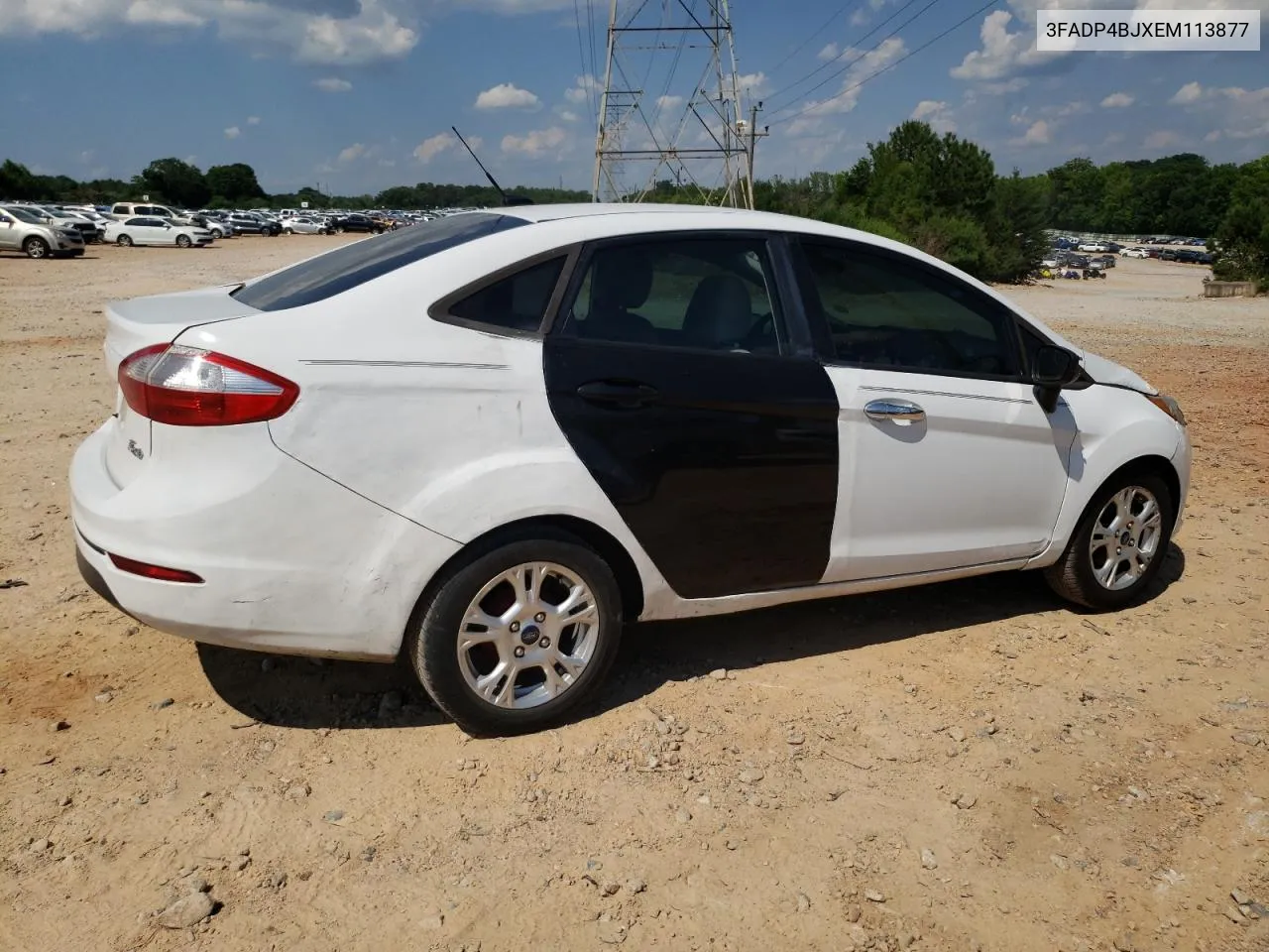 2014 Ford Fiesta Se VIN: 3FADP4BJXEM113877 Lot: 59318734