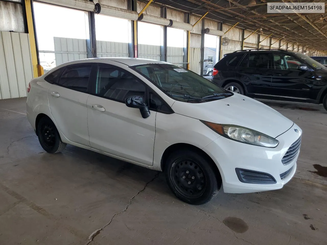 2014 Ford Fiesta S VIN: 3FADP4AJ6EM154198 Lot: 59376394