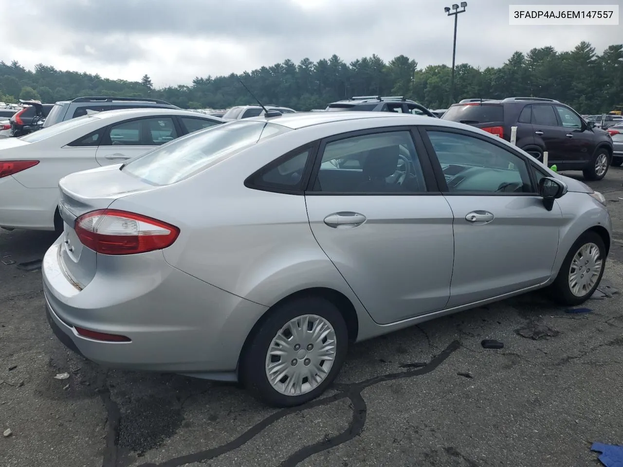 2014 Ford Fiesta S VIN: 3FADP4AJ6EM147557 Lot: 59963324