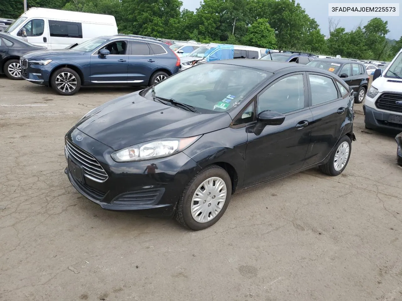 2014 Ford Fiesta S VIN: 3FADP4AJ0EM225573 Lot: 59997034