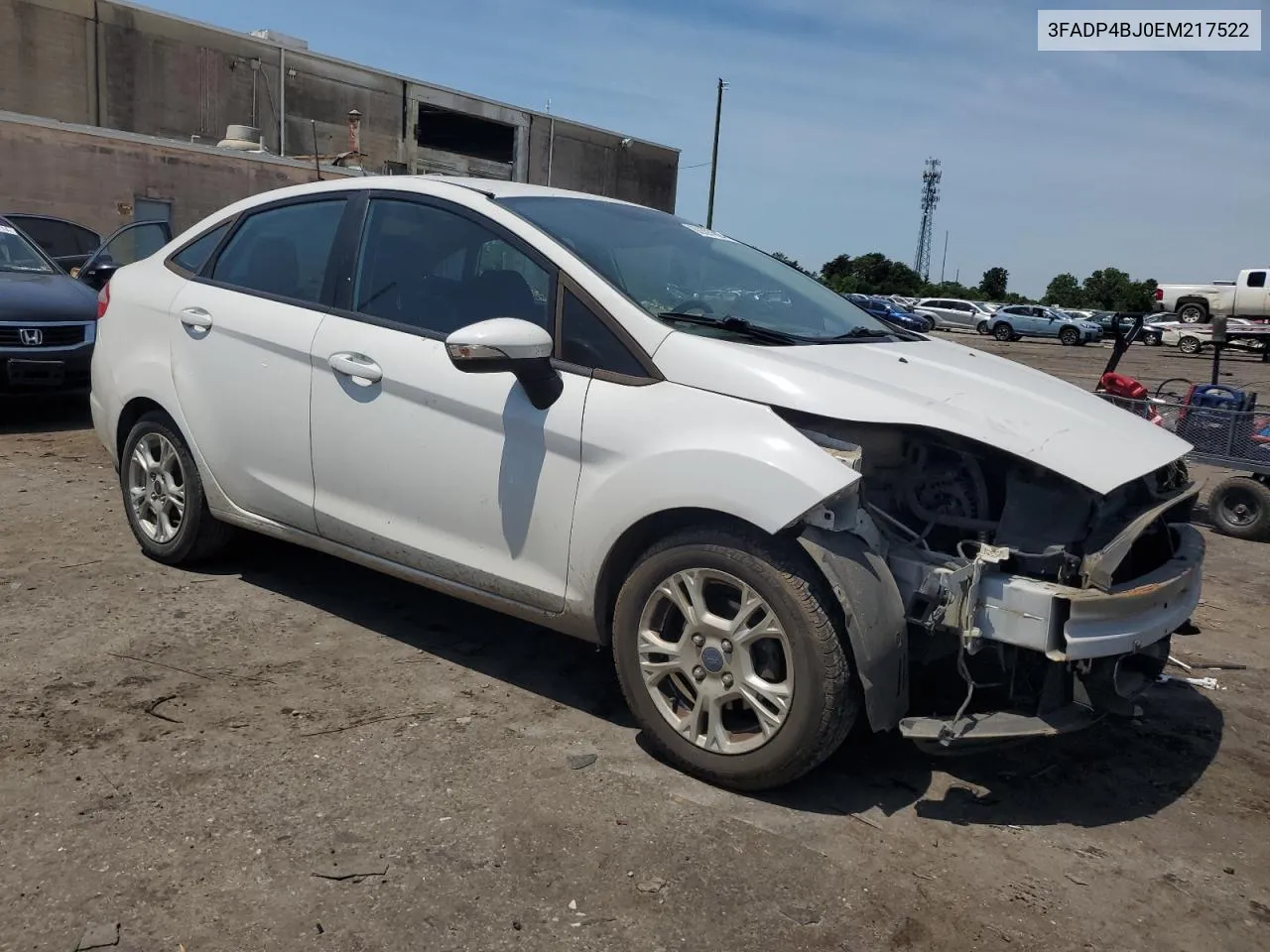 2014 Ford Fiesta Se VIN: 3FADP4BJ0EM217522 Lot: 60391904