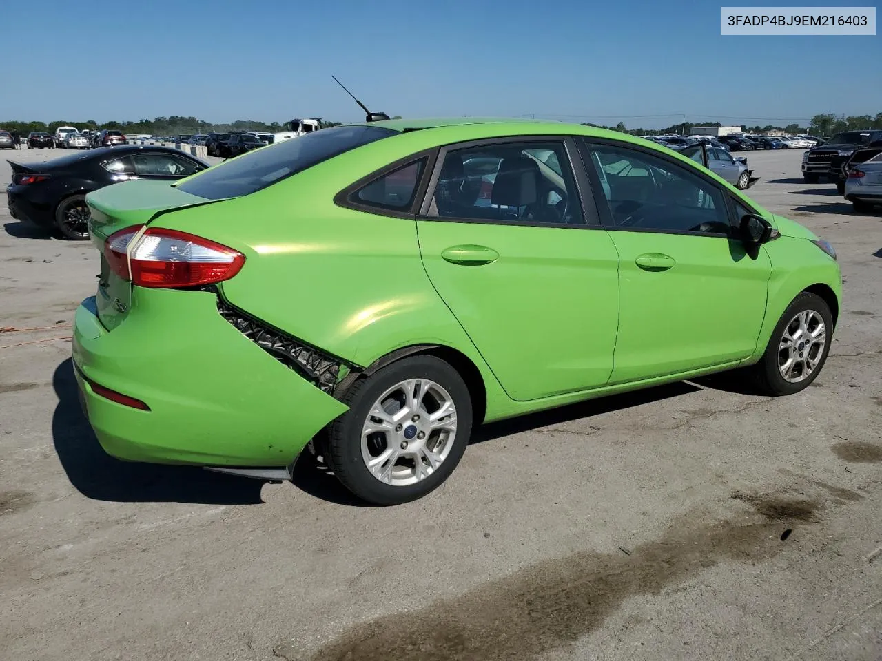 2014 Ford Fiesta Se VIN: 3FADP4BJ9EM216403 Lot: 60622544