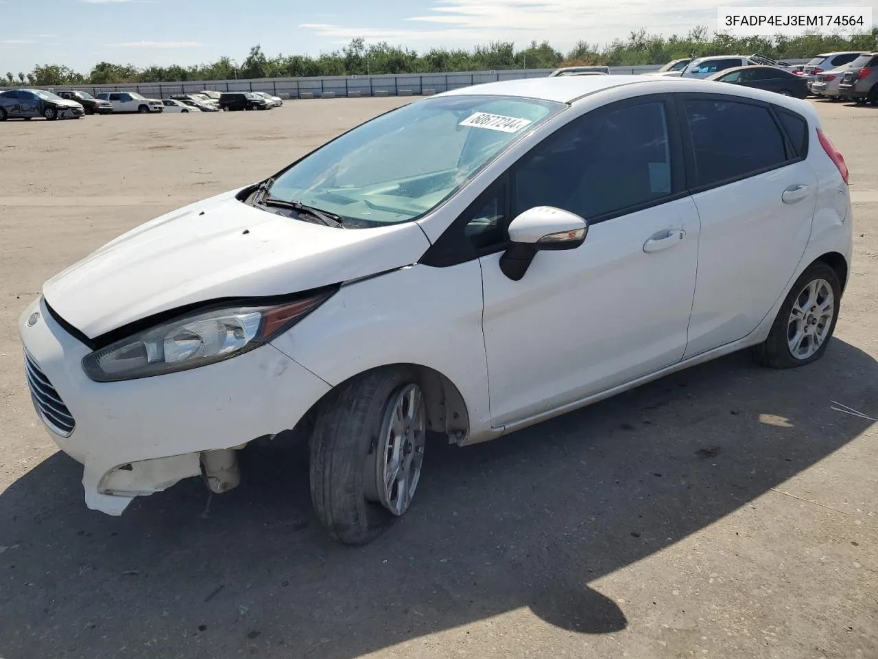 2014 Ford Fiesta Se VIN: 3FADP4EJ3EM174564 Lot: 60677244