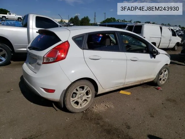 3FADP4EJ8EM243930 2014 Ford Fiesta Se