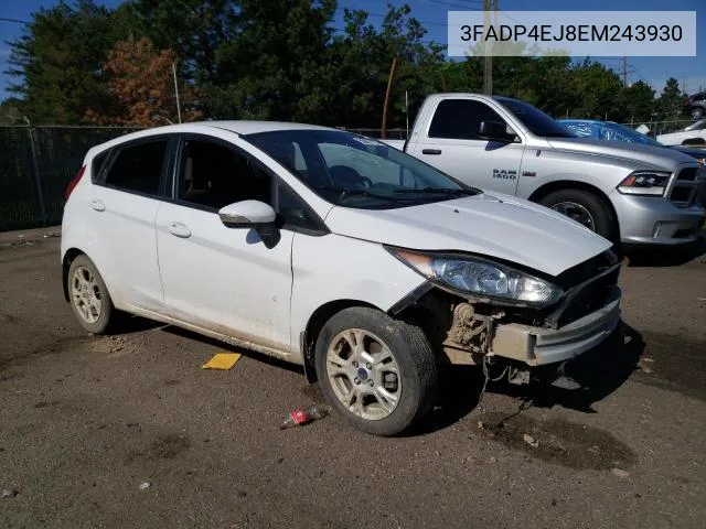 2014 Ford Fiesta Se VIN: 3FADP4EJ8EM243930 Lot: 61232614