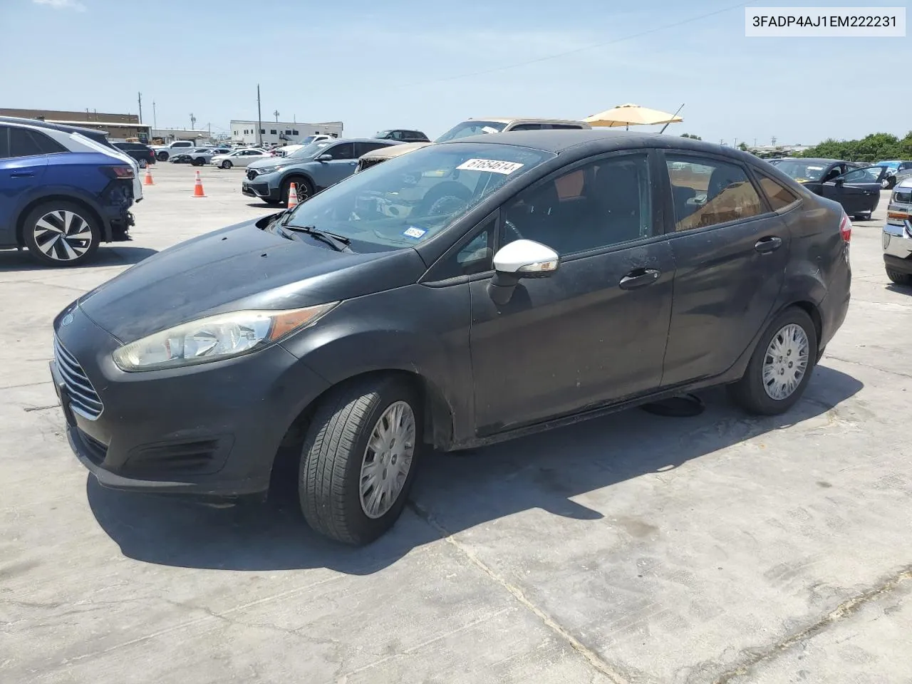 2014 Ford Fiesta S VIN: 3FADP4AJ1EM222231 Lot: 61654614