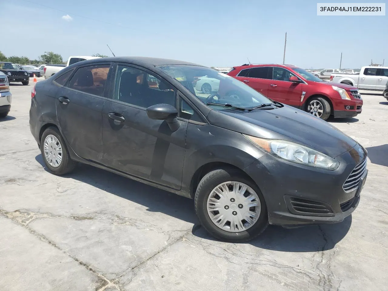 2014 Ford Fiesta S VIN: 3FADP4AJ1EM222231 Lot: 61654614