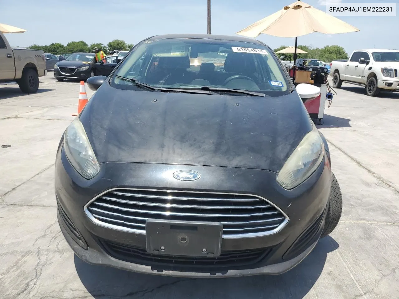 2014 Ford Fiesta S VIN: 3FADP4AJ1EM222231 Lot: 61654614