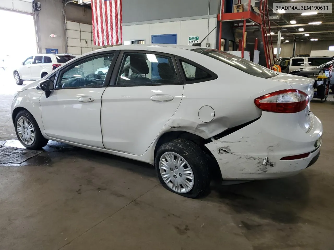 2014 Ford Fiesta S VIN: 3FADP4AJ3EM190611 Lot: 61927854