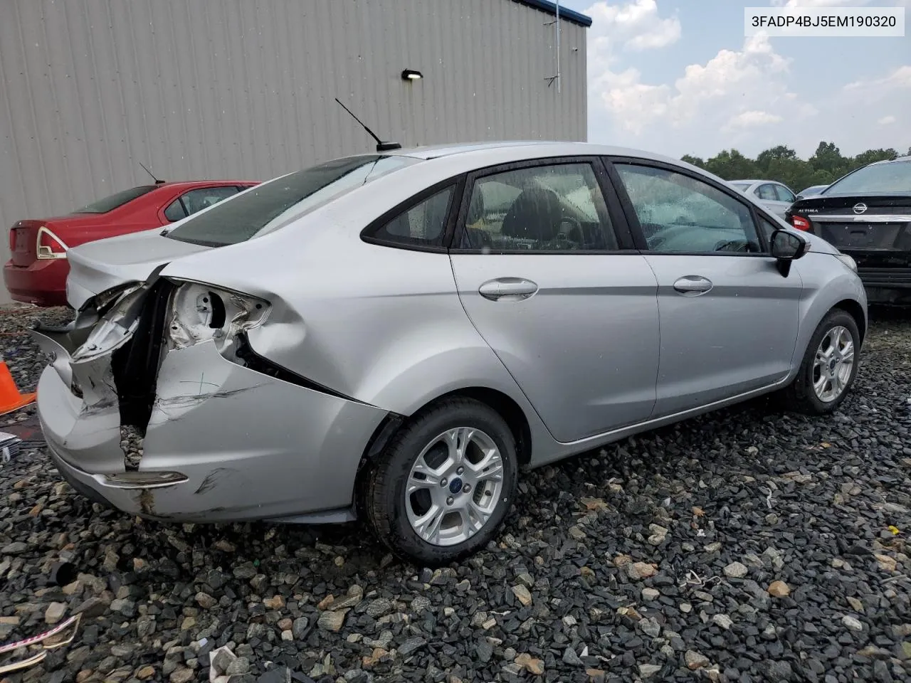 2014 Ford Fiesta Se VIN: 3FADP4BJ5EM190320 Lot: 62885474