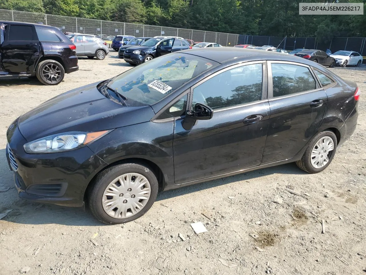 2014 Ford Fiesta S VIN: 3FADP4AJ5EM226217 Lot: 63555284