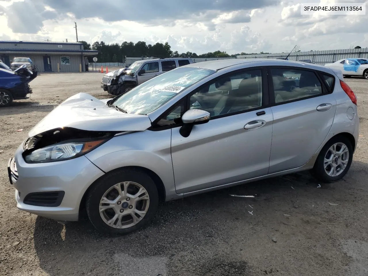 2014 Ford Fiesta Se VIN: 3FADP4EJ6EM113564 Lot: 64005904