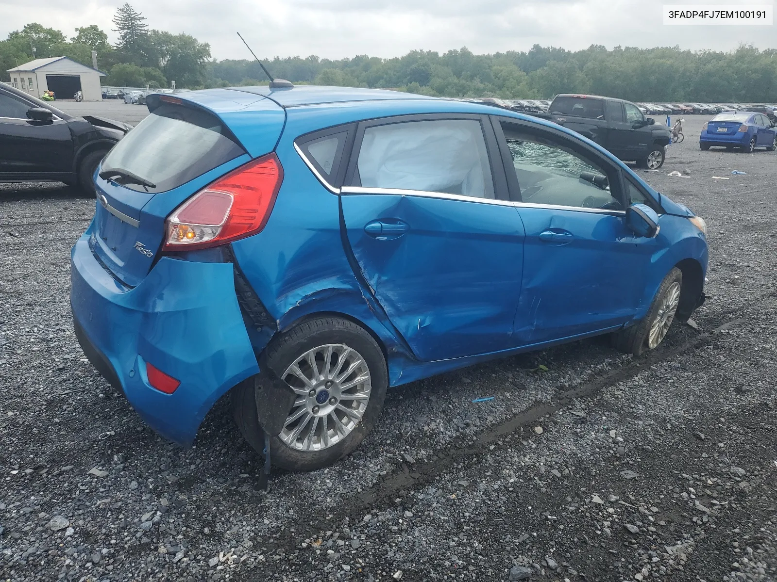 3FADP4FJ7EM100191 2014 Ford Fiesta Titanium