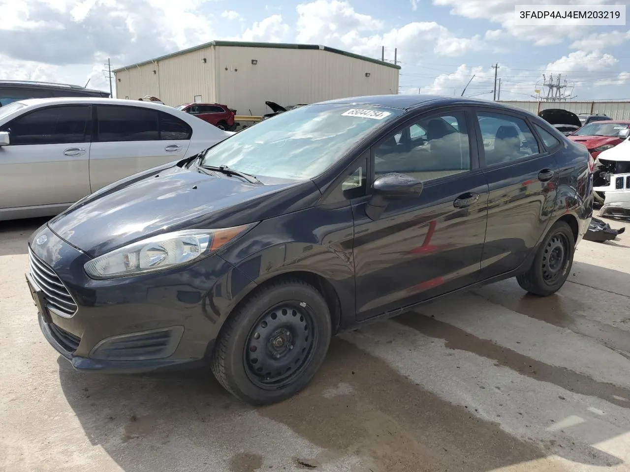 2014 Ford Fiesta S VIN: 3FADP4AJ4EM203219 Lot: 65044754