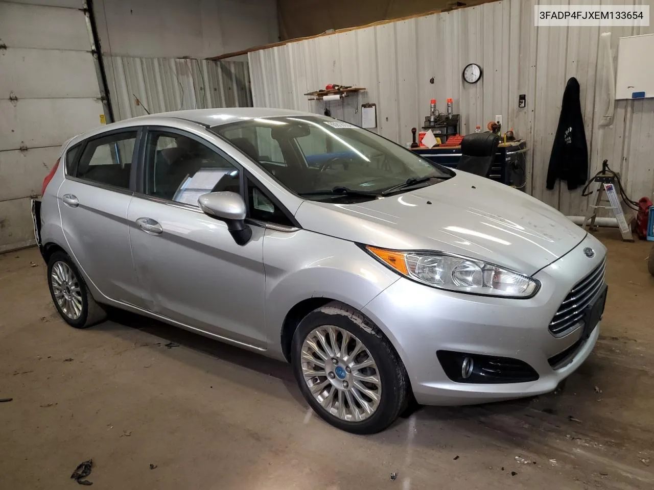 2014 Ford Fiesta Titanium VIN: 3FADP4FJXEM133654 Lot: 65918934