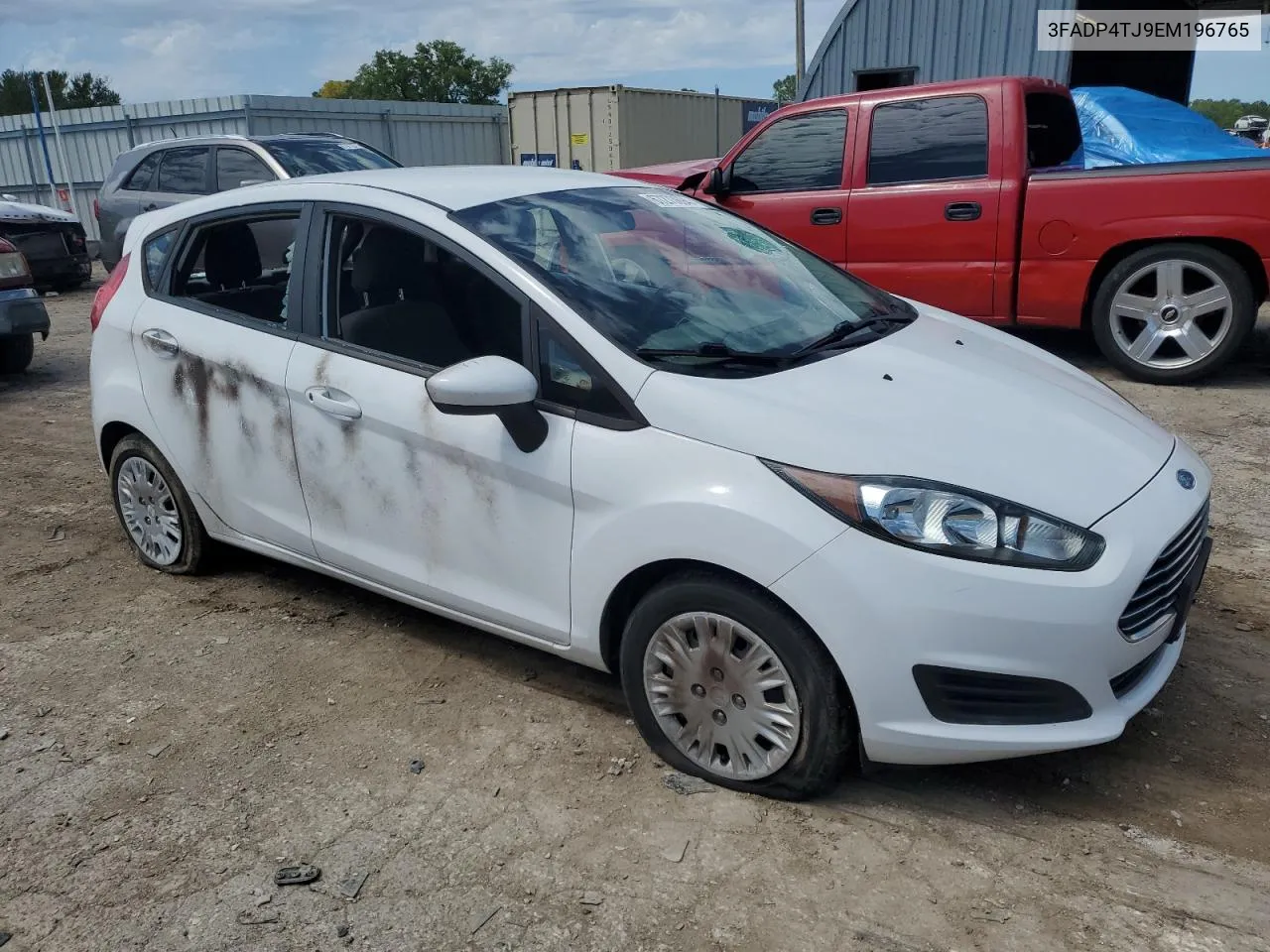 2014 Ford Fiesta S VIN: 3FADP4TJ9EM196765 Lot: 67273694