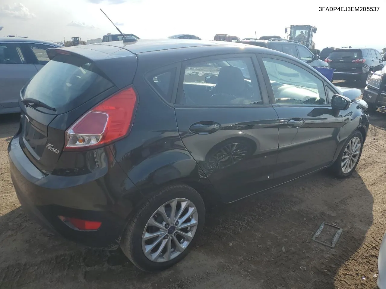 2014 Ford Fiesta Se VIN: 3FADP4EJ3EM205537 Lot: 70501944