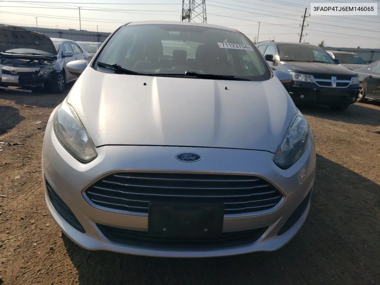 2014 Ford Fiesta S VIN: 3FADP4TJ6EM146065 Lot: 71123754