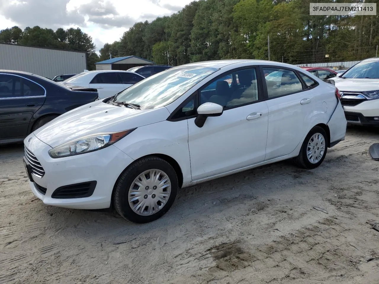 2014 Ford Fiesta S VIN: 3FADP4AJ7EM211413 Lot: 71792304