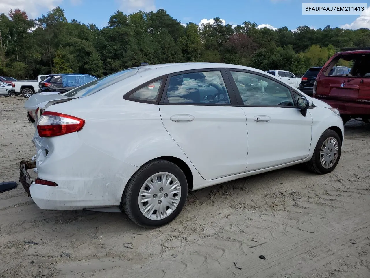 2014 Ford Fiesta S VIN: 3FADP4AJ7EM211413 Lot: 71792304